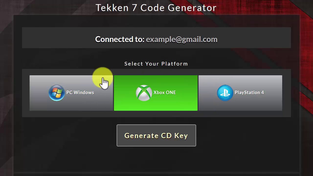 serial key of tekken 7